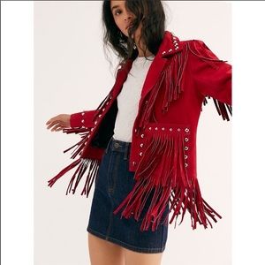 UNDERSTATED FRINGE JACKET